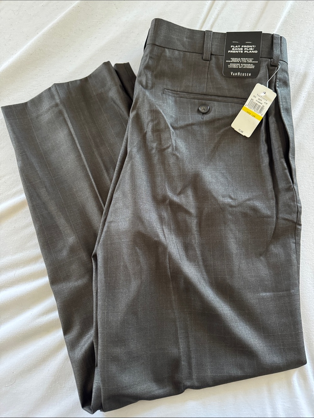 Van Heusen Charcoal Gray Dress Pants